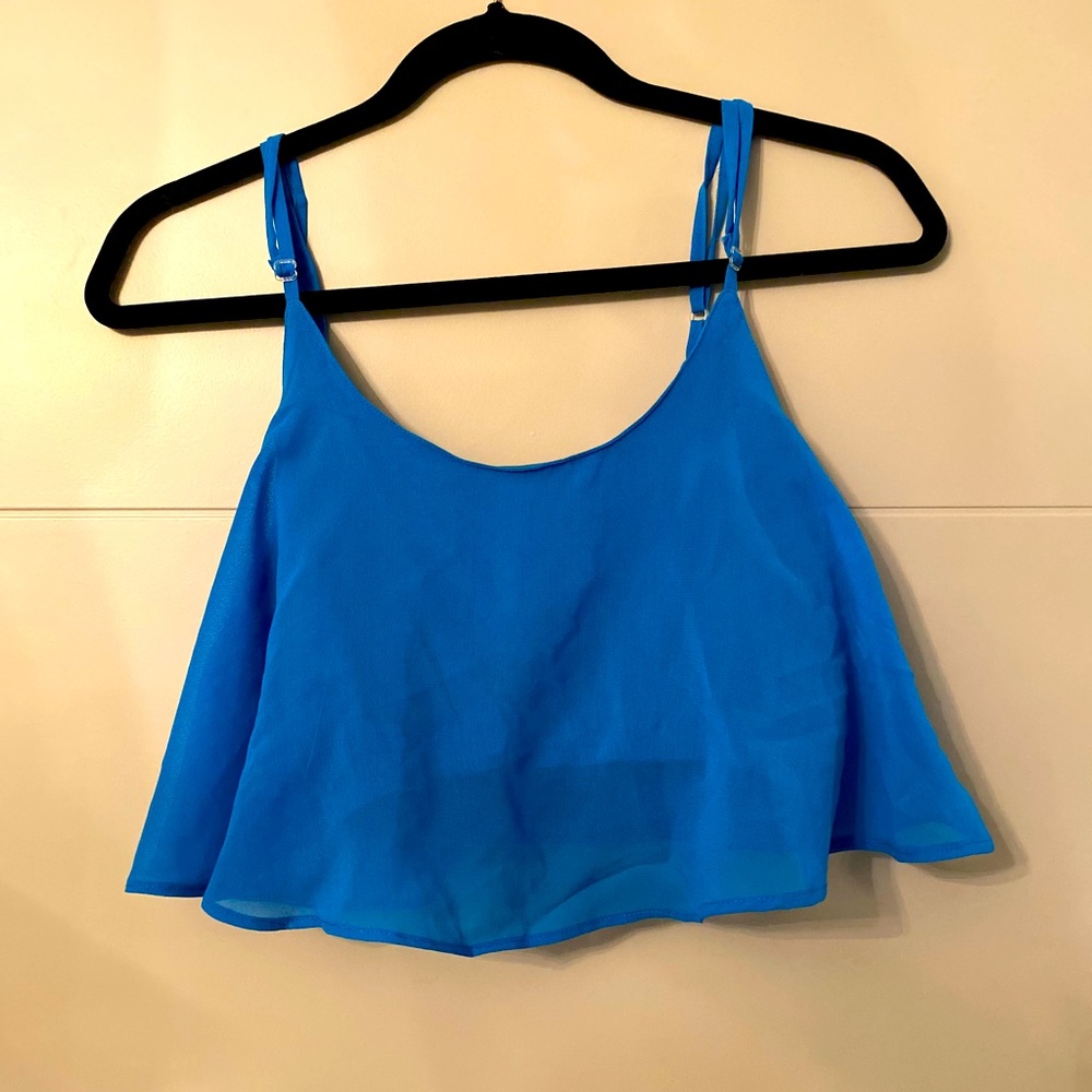 Flouncy crop top